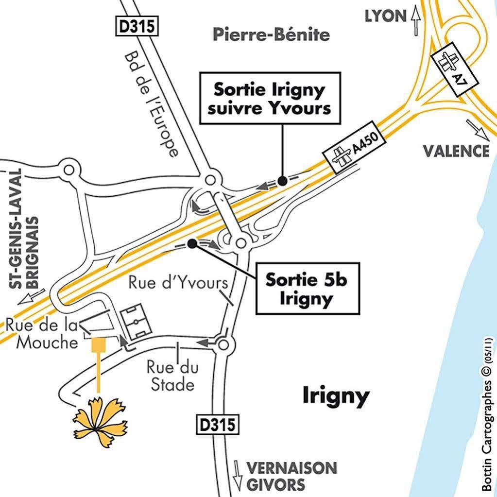 Premiere Classe Lyon Sud - Irigny - Pierre Benite Екстер'єр фото
